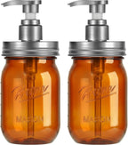 Amolliar Plastic Mason Jar Soap Dispenser by Amolliar