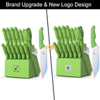 imarku® Knife Set with Block, Sharp Knife Sets with Built-in Sharpener - Image 8