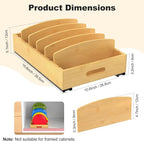 Housolution Pull Out Food Container Lid Organizer - Image 6