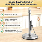 Paper Towel Holder with Spray Bottle - Image 5