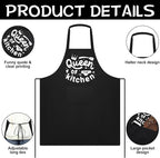 Jeyiour 3 Pack Funny Cooking Aprons Women Oil-proof Kitchen Aprons - Image 6
