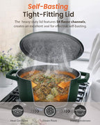 Nuwave 6QT Healthy Enameled Cast Iron Dutch Oven Pot - Image 6