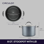 Circulon A1 Series with ScratchDefense Nonstick Induction Cookware, Stockpot - Image 3
