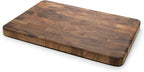Ironwood Gourmet Large End Grain Prep Station Acacia Wood Cutting Board by Ironwood