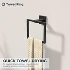 FORIOUS Toilet Paper Holder Set Wall Mount, SUS 304 Stainless Steel Pivoting - Image 4