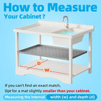 Winisok Silicone Under Sink Mat 40" x 19", Kitchen Essentials and Gadgets - Image 6