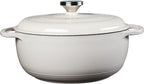 Lodge 4.5 Quart Enameled Cast Iron Dutch Oven - Image 2