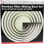 Chef Craft Eco Bamboo Fiber Mixing Bowl Set, 6 Piece Set - Image 2