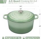 VORRINGARD Enameled Cast Iron Dutch Oven Pot - Image 2