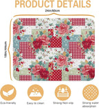 Kitchen Countertop Dish Drying Mat, Super Absorbent Coffee Bar Mat - Image 5