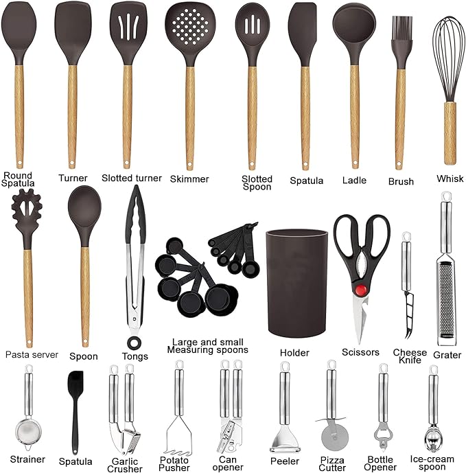 Cooking Utensils Set- 35 PCs Kitchen Utensils - Image 2