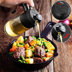 2 in 1 Glass Oil Sprayer & Dispenser, 16oz/470ml Olive Cooking, Air Fryer - Image 4