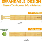 SpaceAid Bamboo Drawer Dividers - Image 8