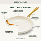 GreenPan Swift 10" Ceramic Nonstick Frying Pan Skillet, PFAS & PFOA-Free - Image 4