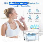 Waterdrop WFD-22W-DF-A Water Filter Dispenser, Alkaline 40-Cup Water Purifier - Image 3