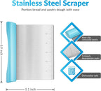Upgraded 304 Stainless Steel Multi-Purpose Bench Scraper - Image 2