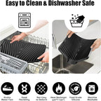 TIKNIK Silicone Dish Drying Mat, Stone Drying Mat - Image 4