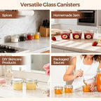 ComSaf 4oz Glass Spice Jars - Image 7