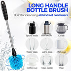 Holikme 5 Pack Bottle Brush Cleaner Set, 3 Straw Brushes, Bottle Cleaning Brush - Image 3