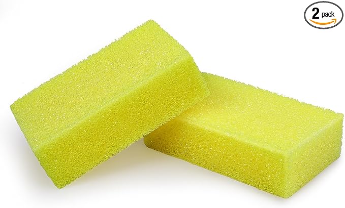 DECOHS 2 Pcs Bug Scrubber Sponge- Reusable Car Bug & Tar Remover Sponge- Car by DECOHS