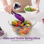 600ºF Heat Resistant Kitchen Tong: U-Taste 7 inch Silicone Cooking Tong - Image 8