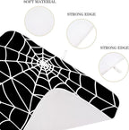 Halloween Spiderweb Dish Drying Mat 18 x 24 inch Halloween Scary Themed Black - Image 3
