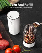 TOMEEM Upgraded Larger Capacity Electric Salt and Pepper Grinder Set - Image 5
