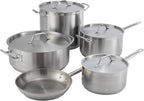 Winco Heavy-Duty Stainless Steel Sauce Pan - Image 10