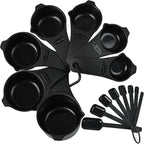Measuring Cups and Spoons Set 15, 7 Plastic Measuring Cup Spoon Set, 7 Spice - Image 2