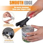 2 in 1 Safety Can Opener Manual Smooth Edge & Bottle Opener, - Image 3
