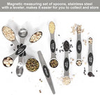 Magnetic Measuring Spoons Set Stainless Steel - Image 3