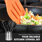 Chef Craft - Premium Silicone Kitchen Tools and Utensils Set, Non-Scratch - Image 5
