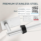 FORIOUS Paper Towel Holder Under Cabinet, Single Hand Operable - Image 9