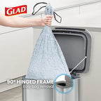 Glad Stainless Steel Step Trash Can, Series 2 - Image 8
