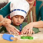 Mini Silicone Rolling Pin for Kids, Non-stick Surface Wood Handle, 9 Inch 8 Pack - Image 4