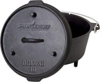 Camp Chef DO10-6 Quart Dutch Oven Pre-Seasoned Cast Iron by Camp+Chef