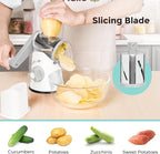 X Home Rotary Cheese Grater for Kitchen, Shredder - Image 2