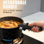 Umite Chef 21Pcs Pots and Pans Set Non Stick, Nonstick Cookware Sets Detachable - Image 6
