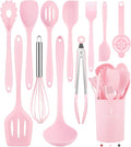 Kitchen Utensils Set-12 Pieces Silicone Cooking Utensils Set 392°F Heat by Pranski