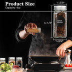 DkOvn 36pcs Glass Spice Jars, 4oz Empty Spice Jars - Image 2