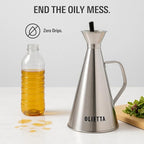 Olietta Olive Oil Dispenser Bottle Copper Stainless Steel Non Drip Leak Proof - Image 2