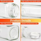 DkOvn 12pcs Glass Spice Jars, 4oz Empty Spice Jars - Image 5