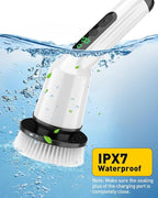 Electric Spin Scrubber for Cleaning Bathroom, Shower Scrubber Cordless Cleaning - Image 6