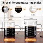 FrutPunch Glass Measuring Cup, Two-Pack - Image 2