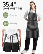 Syntus Chef Apron for Men Women Kitchen Cooking Apron - Image 5