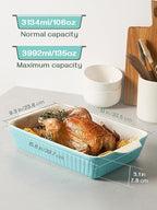 DOWAN 9x13-inch Baking Dish, Deep Casserole Dishes - Image 2