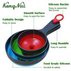 KongNai Canning Funnel for Wide and Regular Jars，Wide Mouth Funnels Sets of 3 - Image 2
