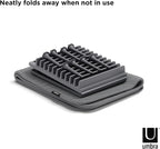 Umbra Udry Dish Rack with Movable Pegs and Microfiber Drying Mat – Space-Saving - Image 6
