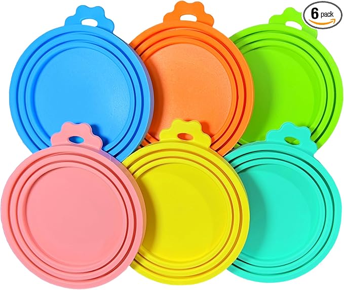 MoPawKT- Silicone Can Covers, Cat & Dog Food Can Covers Lids, Universal 3 Sizes by MoPawKT