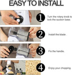 Ourokhome Rotary Cheese Grater Hand Crank, Kitchen Shredder Speed Mandolin - Image 5